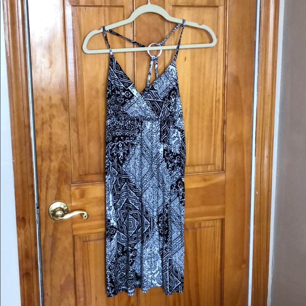 Black and White Sun Dress Size L